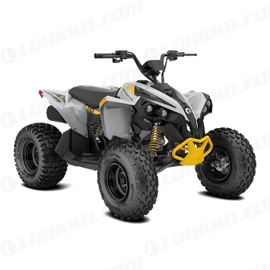 ORV ATV MY25 Renegade STD 110EFI Catalyst Gray Neo Yellow 0003CSA00 34FR NA kuva